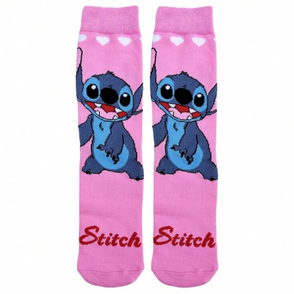 •In Love With Stitch• Graphic Unisex Crew Socks 3 for $21